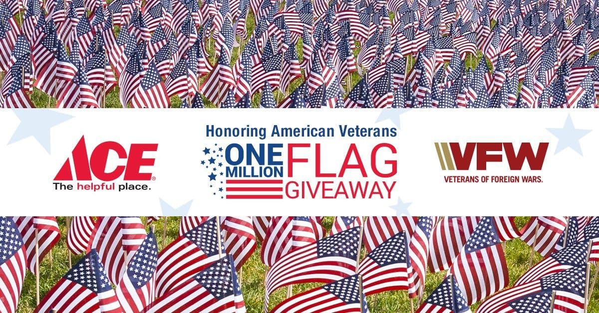 Get a Free American Flag From Ace Hardware Memorial Day Weekend 2024 The Krazy Coupon Lady