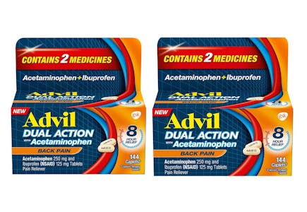 288 Advil Dual Action Caplets