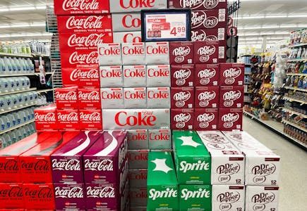 Coca-Cola: 12 Cans or 8 Bottles: $4.99 Each