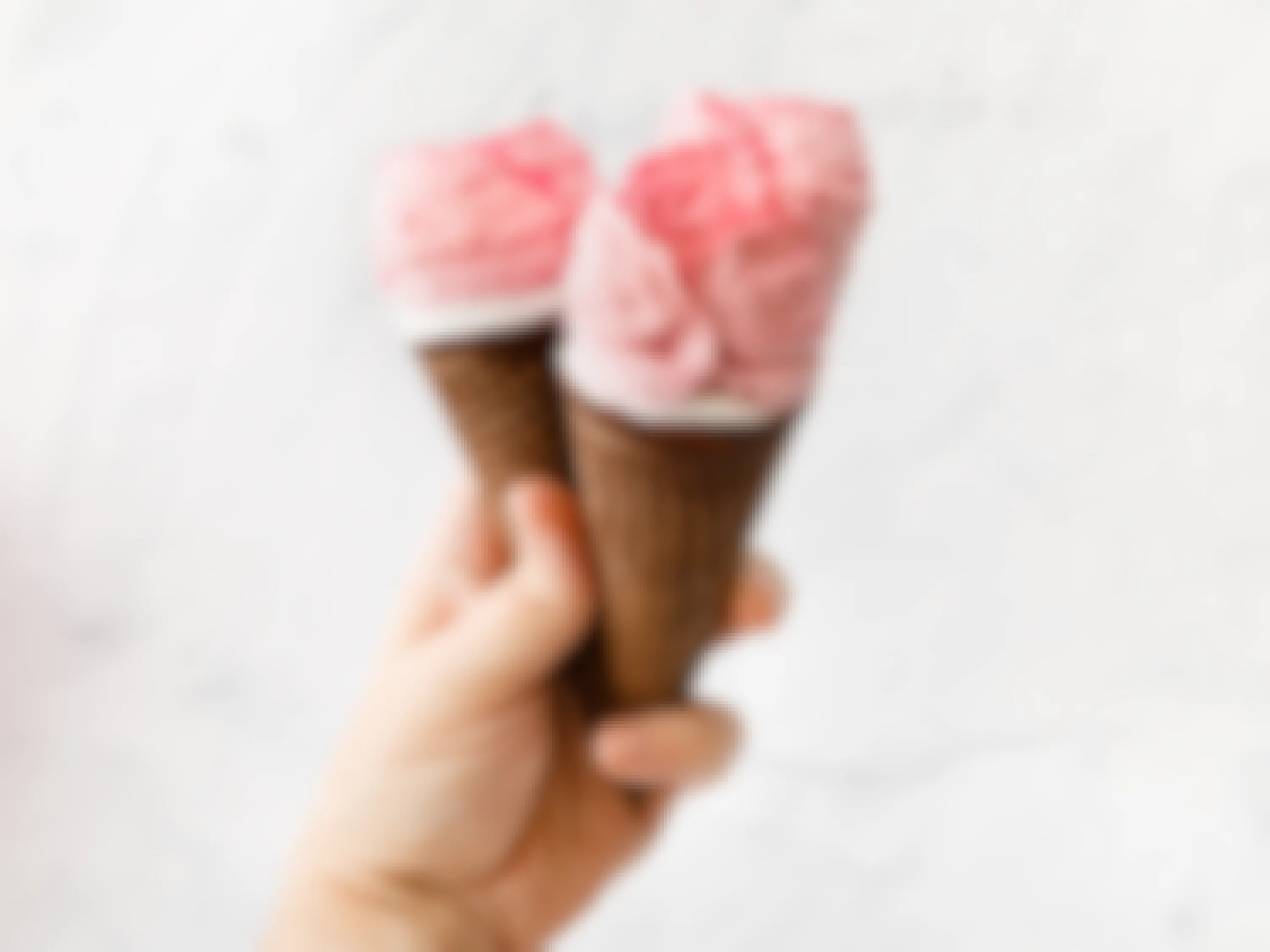 aldi rose ice cream cones