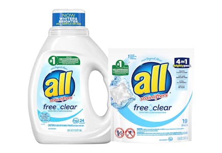 2 All Laundry Detergent — Newspaper Coupons