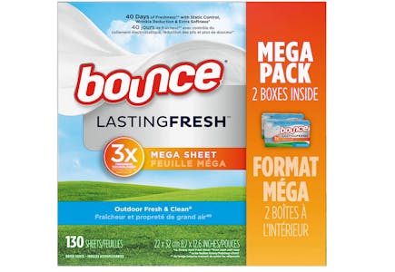 2 Bounce Dryer Sheets