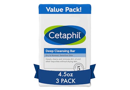 2 Cetaphil Bar Soap 3-Packs
