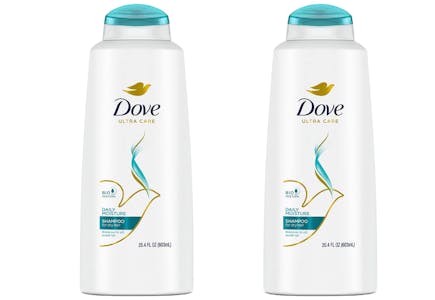 2 Dove Shampoo Bottles