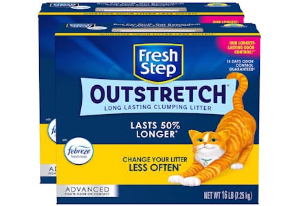 Fresh Step Clumping Cat Litter: $10.78 Each