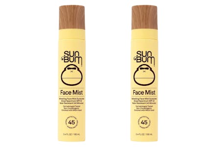 2 Sun Bum Face Mists