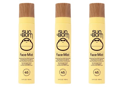 3 Sun Bum Face Mists