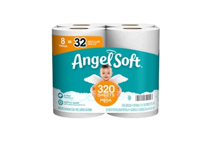 Angel Soft Bath Tissue 8-Pack