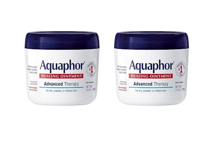 2 Jars of Aquaphor Ointment
