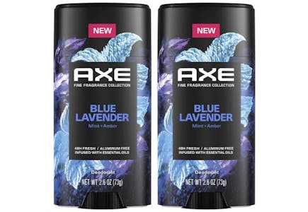 2 Axe Deodorants — $3.99 Each