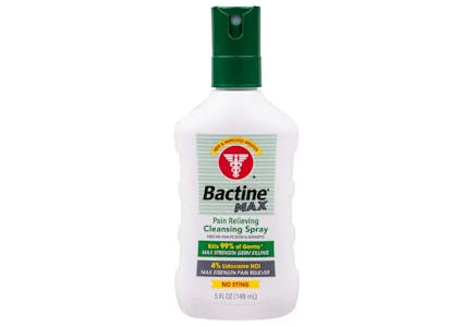Walgreens: Bactine Max Pain Relieving Cleansing Spray