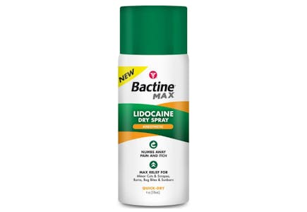 Walgreens: Bactine Max Lidocaine Dry Spray