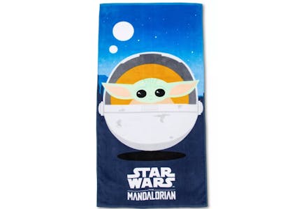 Star Wars The Mandalorian Beach Towel