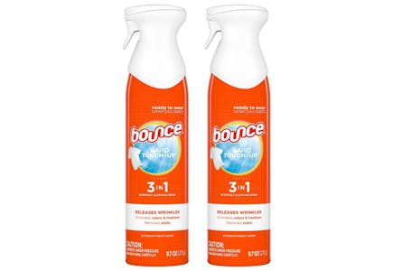 2 Bounce Sprays, $1.40 Each
