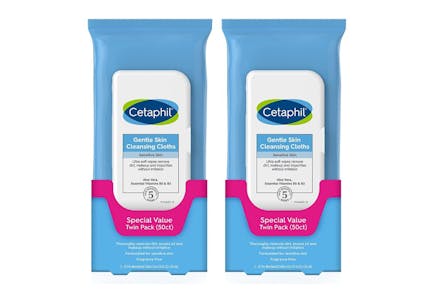100 Cetaphil Skin Cleansing Wipes