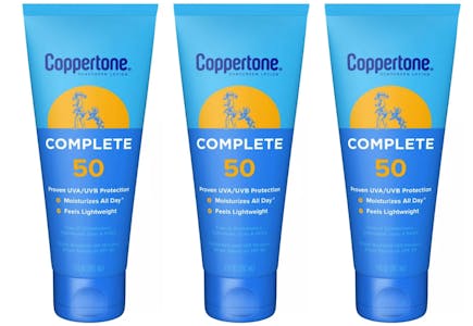 3 Coppertone Sunscreens