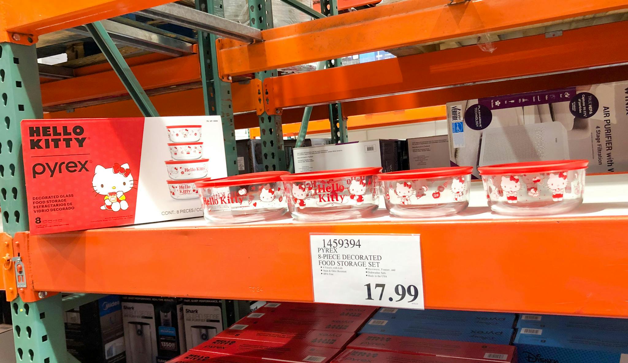 Pyrex Glass 8 Piece Hello Kitty Food Storage Set Only 17 99 At Costco pyrex-glass-8-piece-hello-kitty-food-storage-set-only-17-99-at-costco