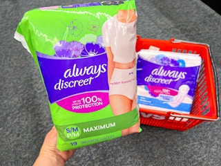 always discreet incontinence pads and underwear