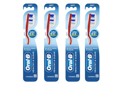 4 Oral-B Toothbrushes