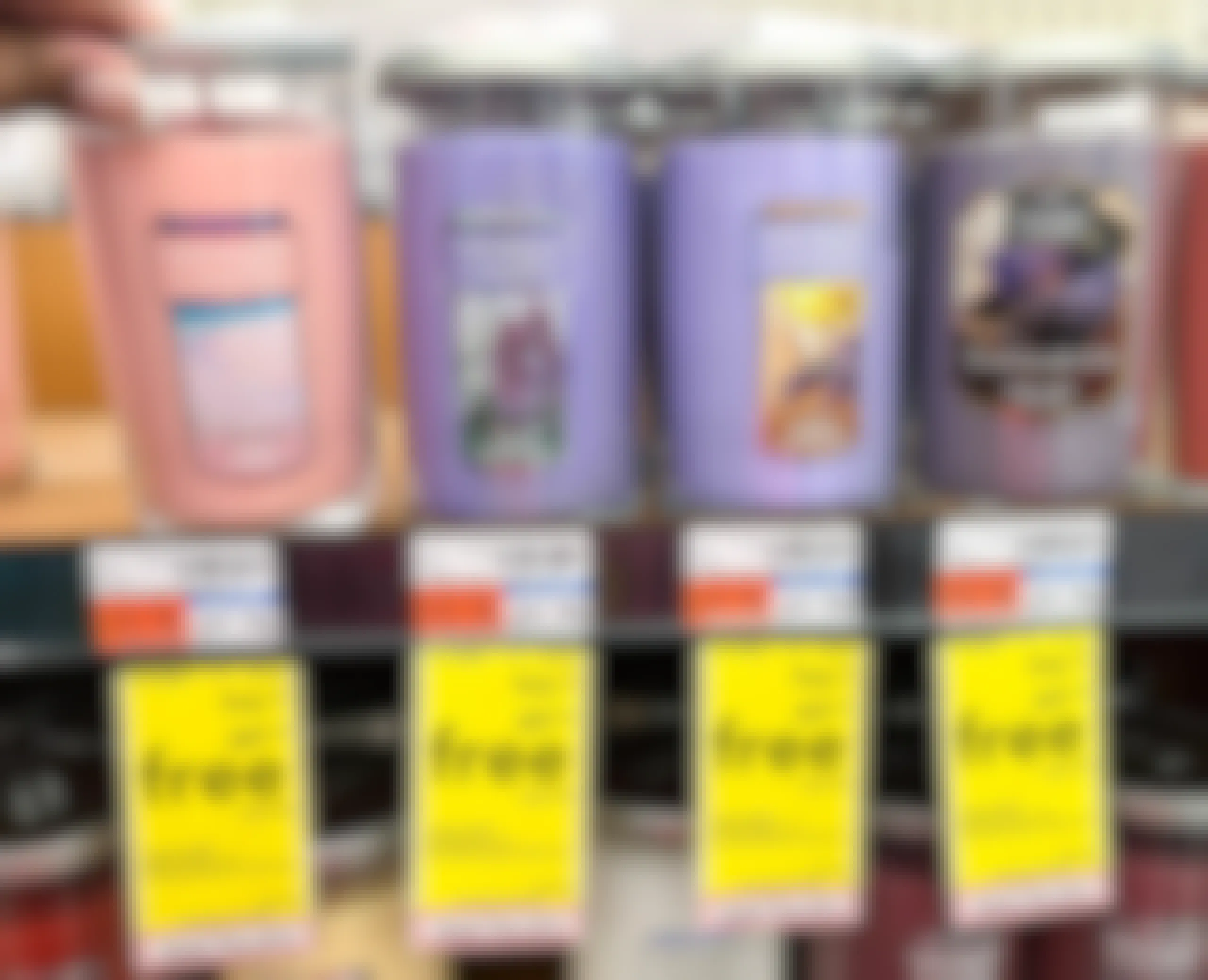 Yankee Candles on shelf with sales tag