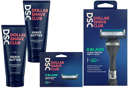 4 Dollar Shave Club Items