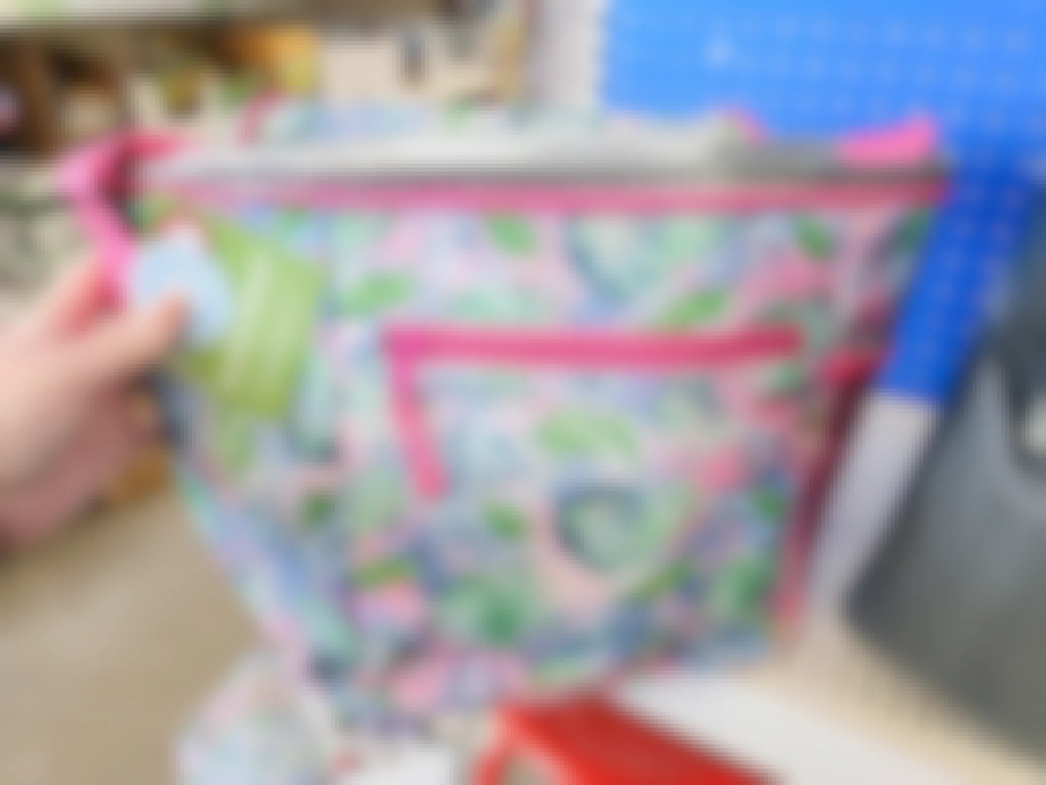 floral insulated cooler