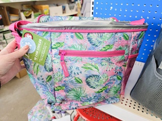 floral insulated cooler
