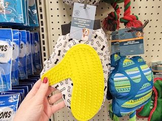 pet grooming mitt