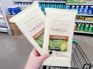 yardley disposable washcloths