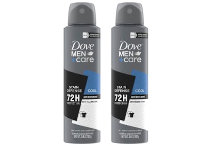 2 Dove Men+Care Dry Spray