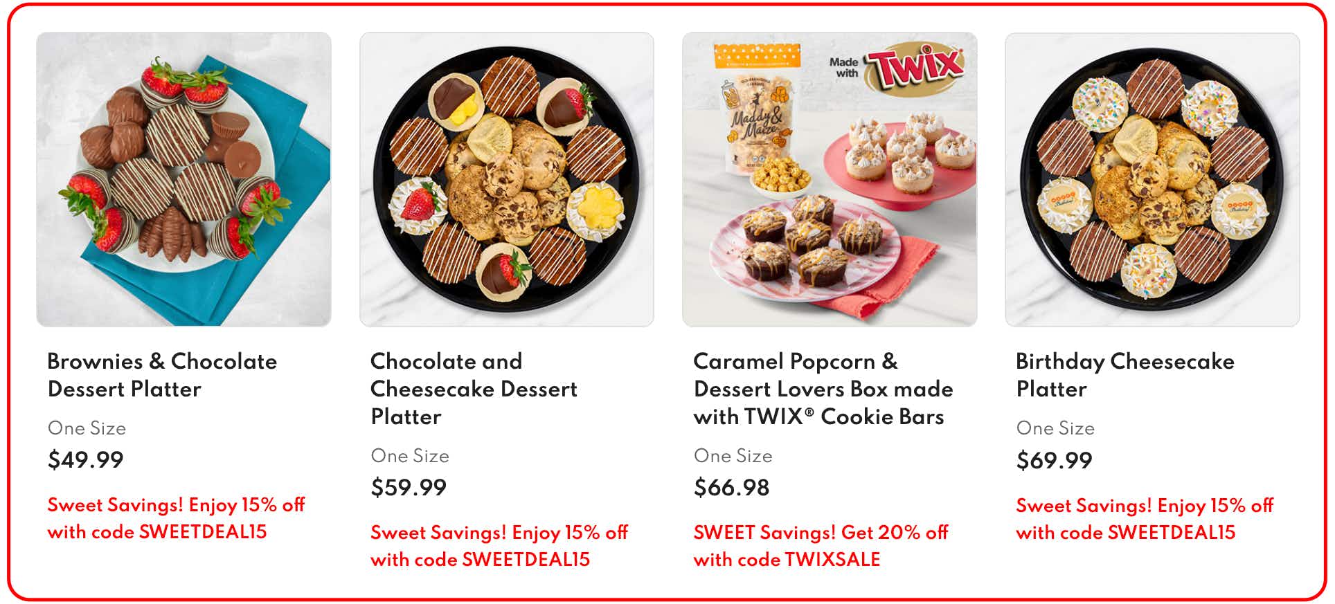 special online offers from edible arrangements