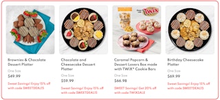 special online offers from edible arrangements