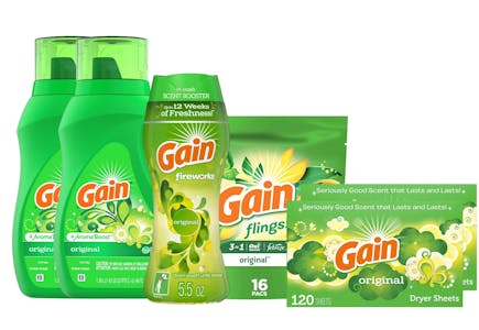 6 Gain Laundry Care
