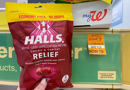 Hall's Cough Drops with Newspaper Coupon