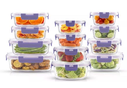 Food Container Set w/ Leakproof Lids