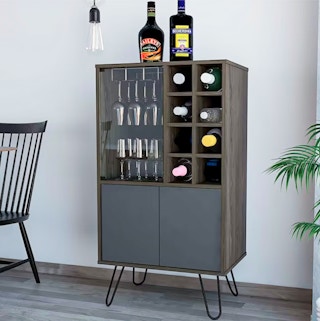 lowes mid century bar cabinet b 1683130009 1683130009