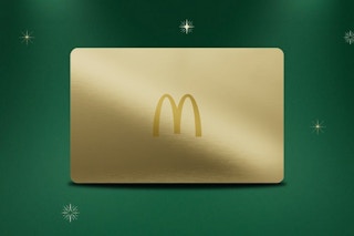 A graphic of the McDonald's McGold card