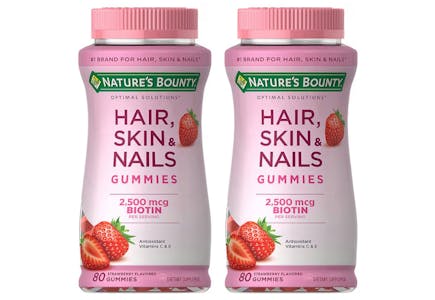 2 Nature's Bounty Gummies