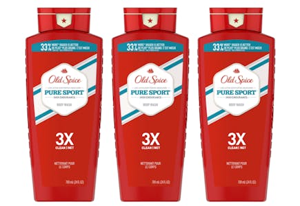 3 Old Spice Body Wash