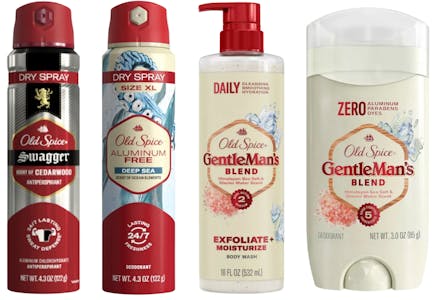 4 Old Spice Products
