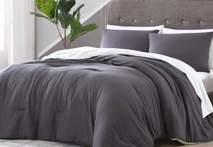 Gray 7-Piece Comforter Set
