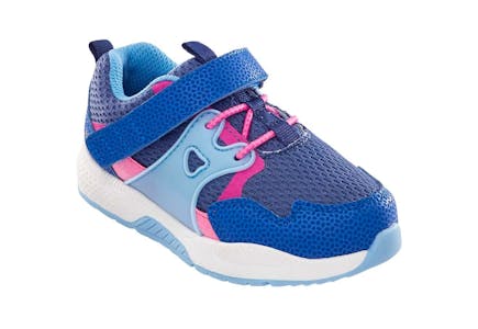 Blue & Pink Sneakers