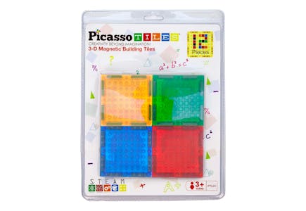 PicassoTiles 12-Piece Magnetic Toy