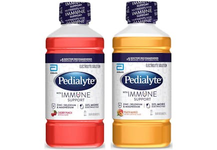 2 Pedialyte Liter Bottles