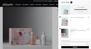 philosophy 3 piece amazing grace gift set free 7 piece set cart screenshot 1683049965 1683049965