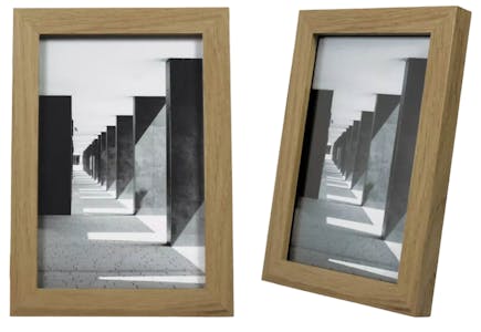 Tabletop or Wall Thin Natural Wood Frames