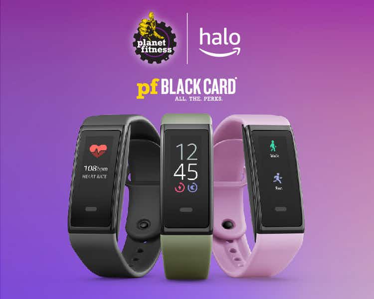Promotional image for the Planet Fitness / Amazon Halo promotion