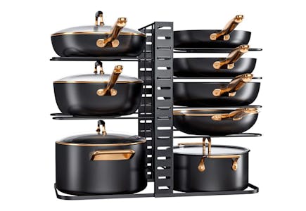 Pot and Pan Organizer Rack