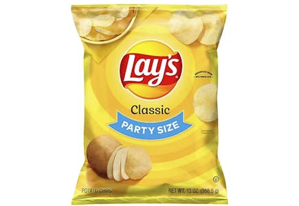3 Lay's Party Size Potato Chips