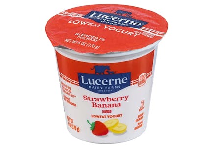 4 Lucerne Yogurt Cups